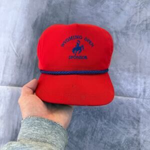 Red Wyoming Open Sponsor Hat